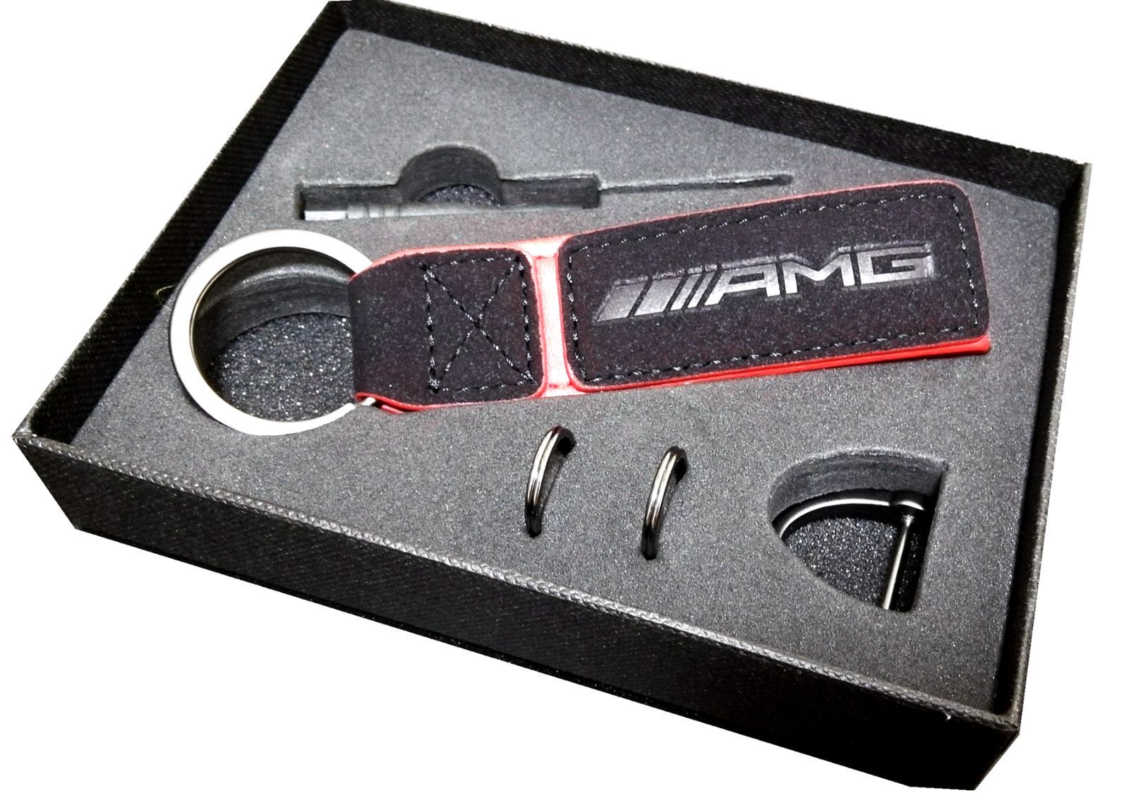 メルセデスベンツ用 キーホルダー benz ストラップ AMG アルカンターラ