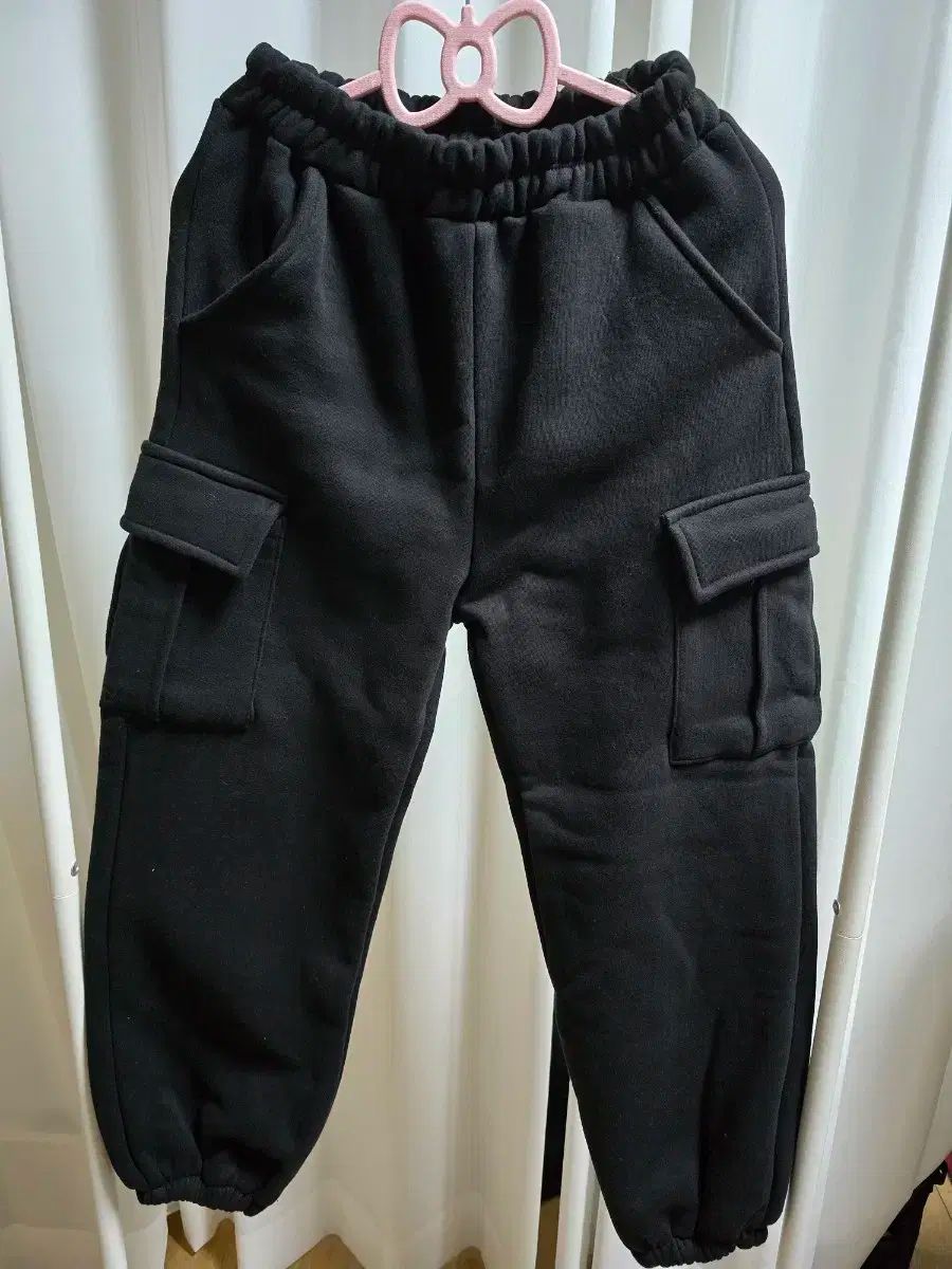 ジュニア カーゴパンツ 冬 裏起毛 ビスケットパンツ 分厚い 暖かい 黒 17 サブパラグラフ 12 税金 新品