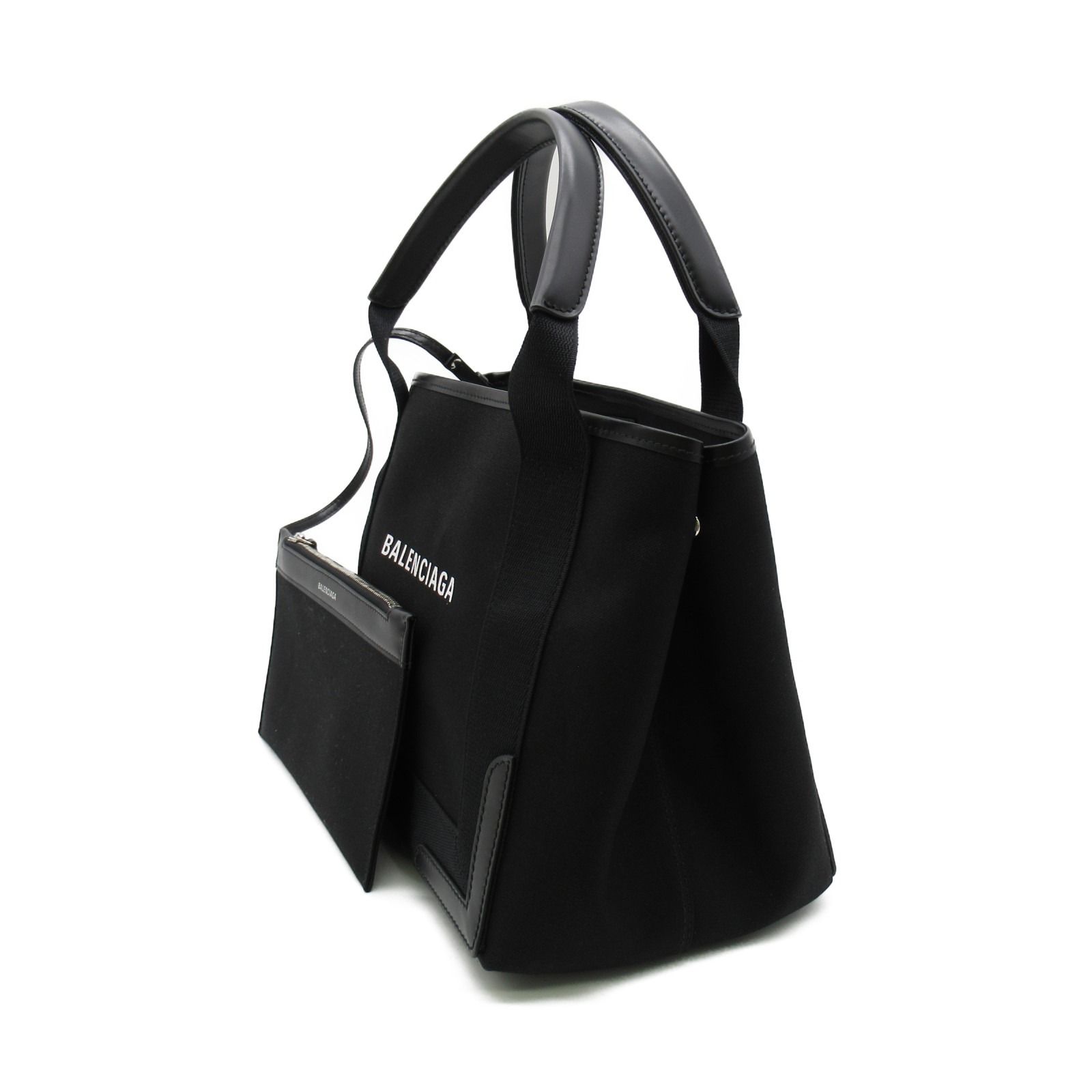 現行モデル 美品 バレンシアガ ネイビー スモール カバス トートバッグ BALENCIAGA バレンシアガ バッグ トートバッグ BLANCIAGA