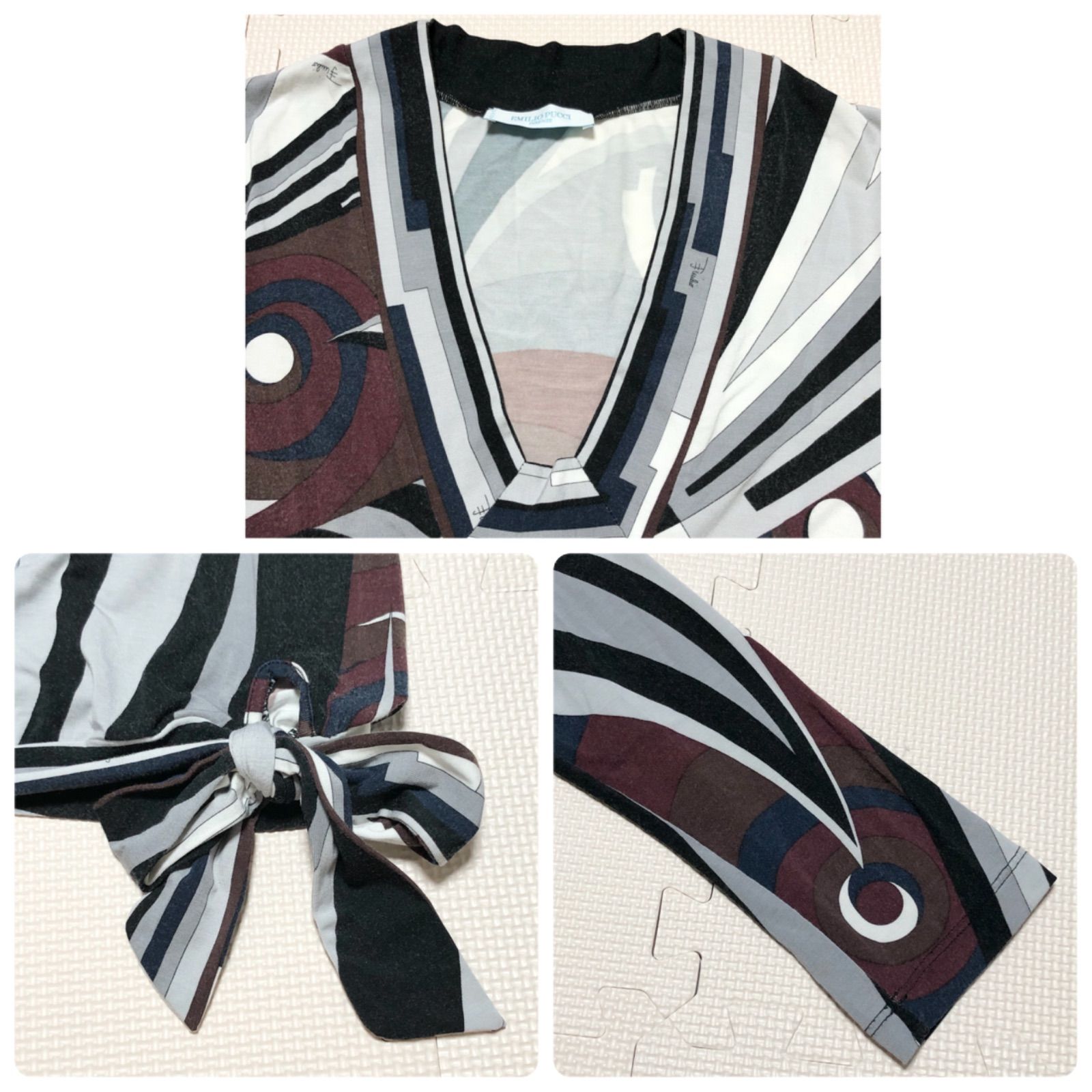 希少！エミリオプッチ　マシューウィリアムデザイン　ロゴ入り　チュニック　S EMILIO PUCCI - 希少！エミリオプッチ マシューウィリアム