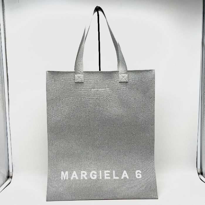 Maison Margiela メゾン マルジェラ MM6 ロゴ キャンバス トート ハンド バッグ eH0998A