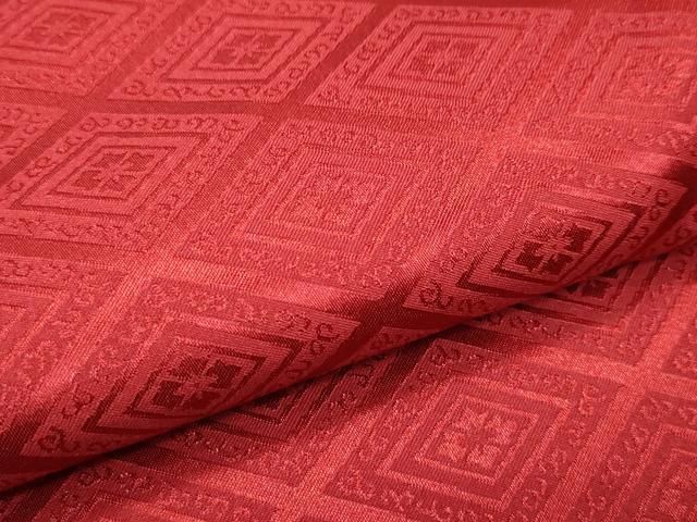 紋付き羽織セット 紅海老茶色地