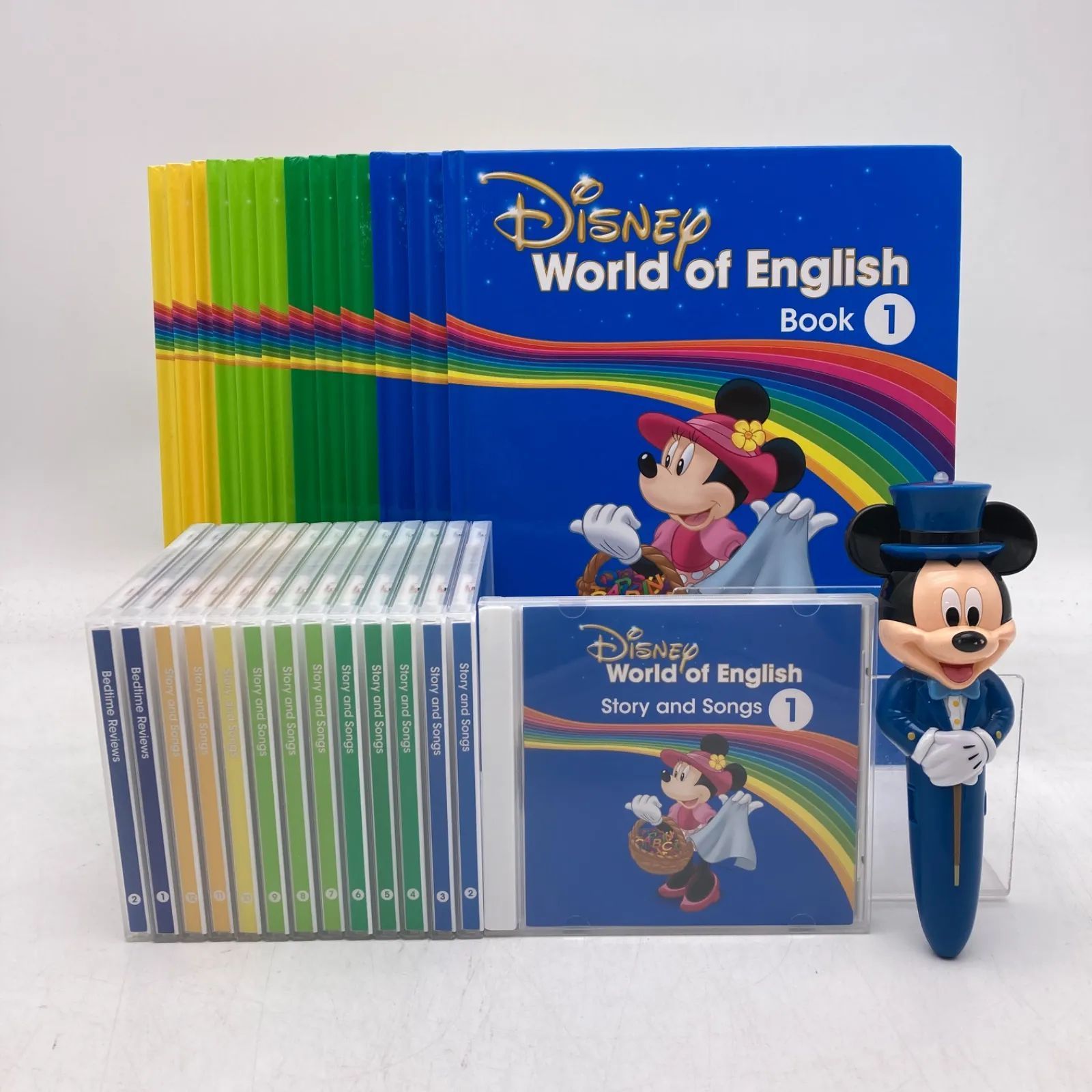 最新版】メインプログラム 絵本＆CD＆ミッキーライトライトペン