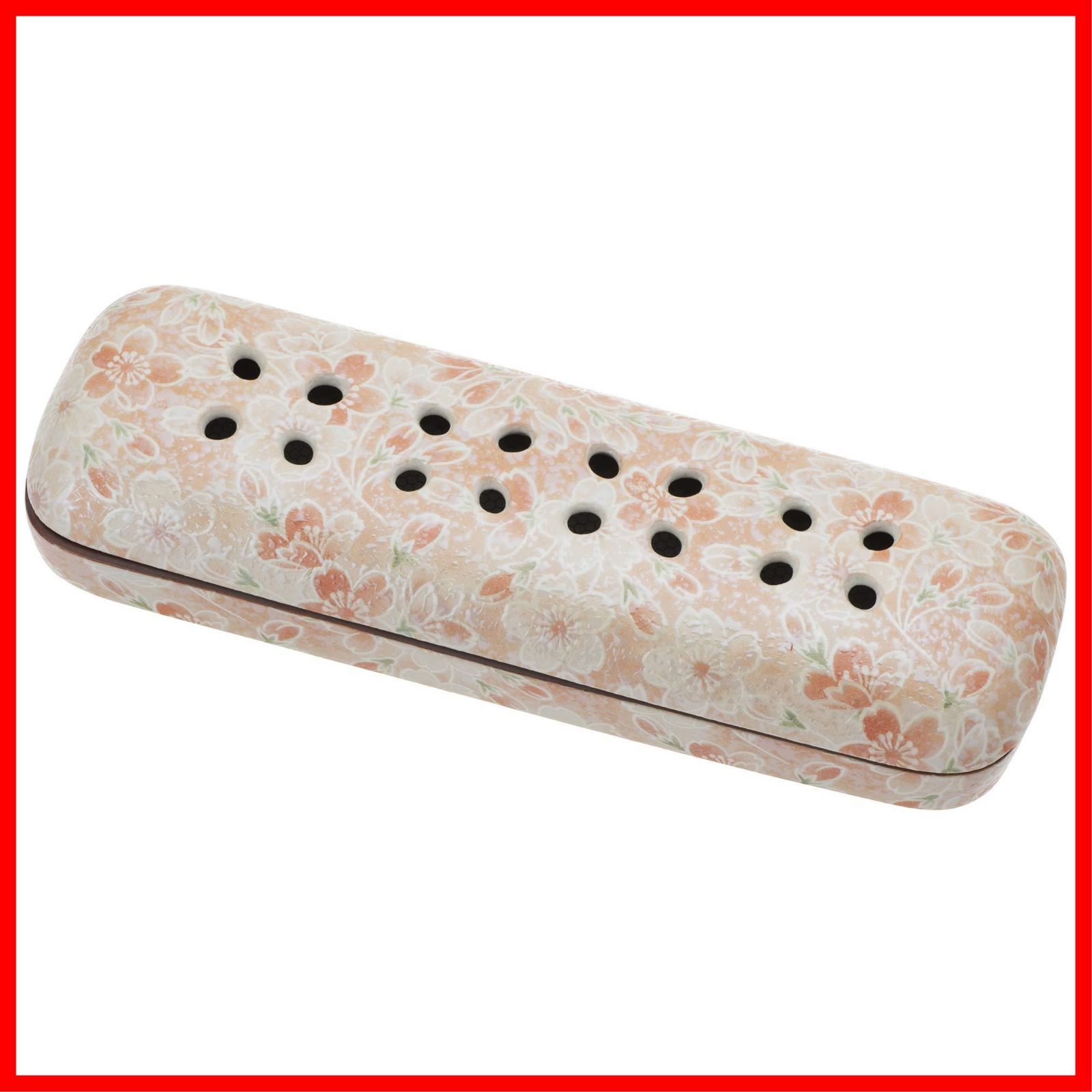 九谷焼 金襴手 角香炉 四方香炉 山岸政明 共箱 石川県無形文化財 2004