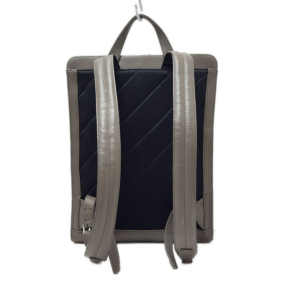 TRION トライオン リュックサック - グレー レザー DECORATOM_COM_BR