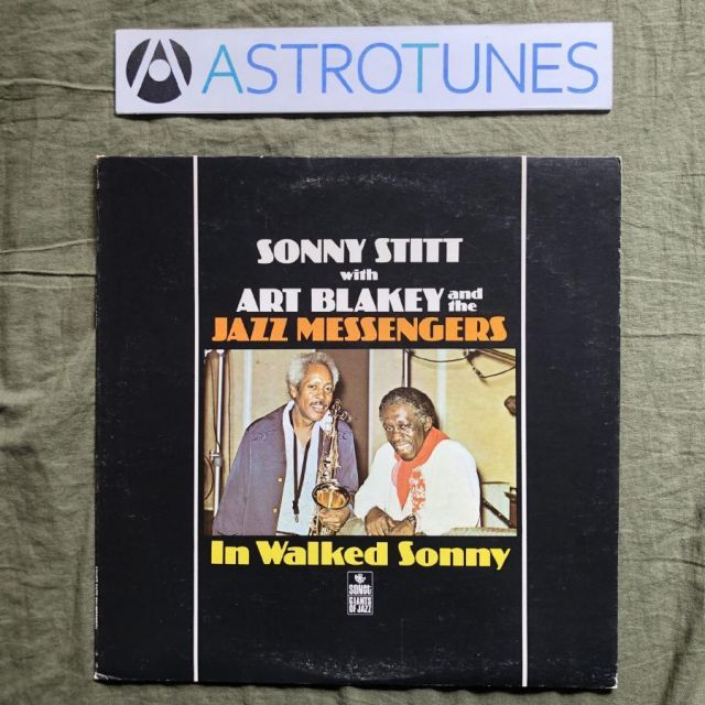 良盤 激レア 975年 米国 本国オリジナルリリース盤 Sonny Stitt with Art Blakey &amp; The Jazz  Messengers LPレコード In Walked Sonny