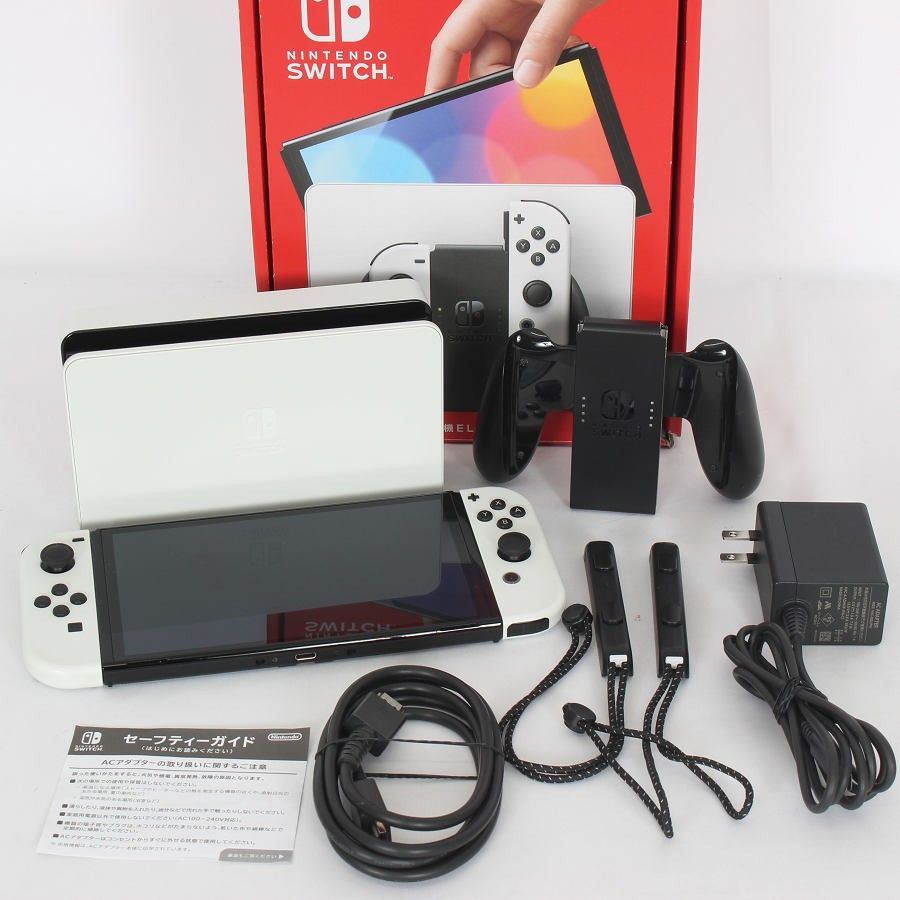 美品】Nintendo Switch 有機ELモデル HEG-S-KAAAA ホワイト