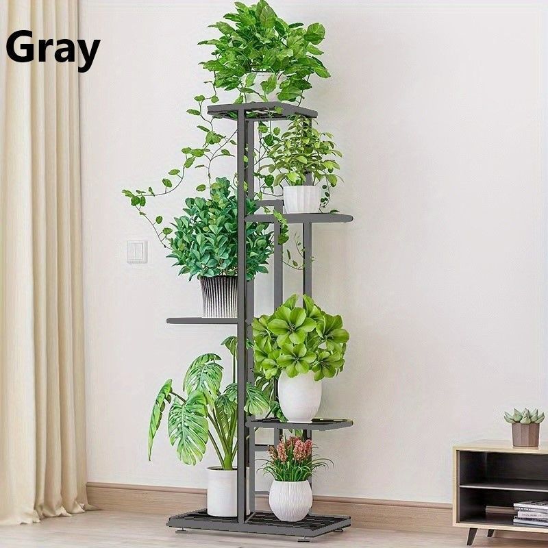 プランター ラック 多目的 観葉植物 多肉植物 ガーデニング 大きめ グレーの通販 by Russel インテリアshop｜ラクマ