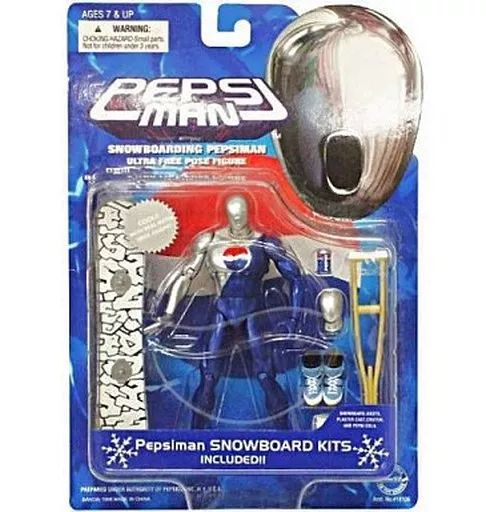 ペプシマン ウルトラフリーポーズ フィギュア スノボー 限定品 レア