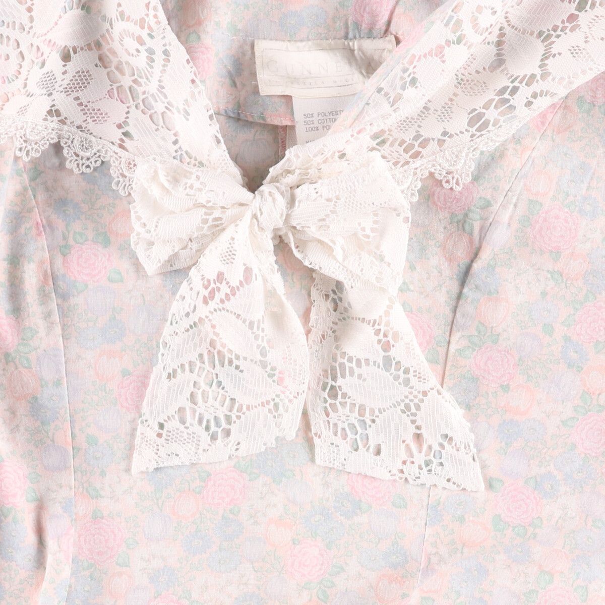 古着 80年代 ガンネサックス GUNNE SAX By JESSICA McCKINTOCK 総柄  