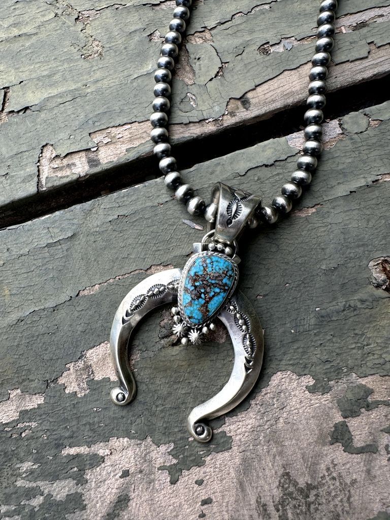 未使用 Samuel Yellowhair キングマン ナジャネックレス 新品未使用品 INDIAN JEWELRY Samuel Yellowhair / キングマン