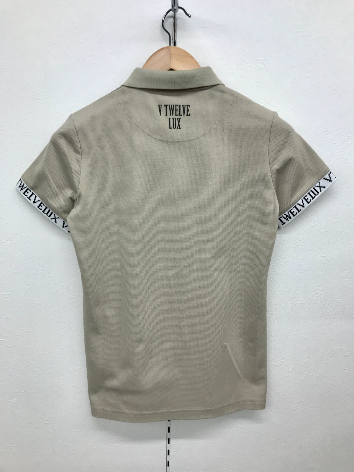 配送無料！ V12 半袖ポロシャツ レディース ベージュ