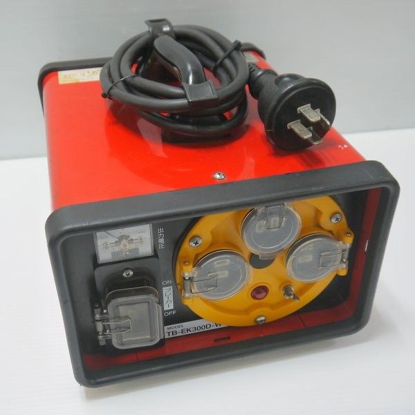 日動工業 屋外型 降圧専用トランス トラパック TB-EK300D-W 3KVA