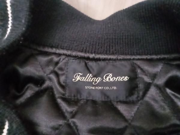 ジャケット Falling Bones スタジャン フォーリングボーンズ ブラック
