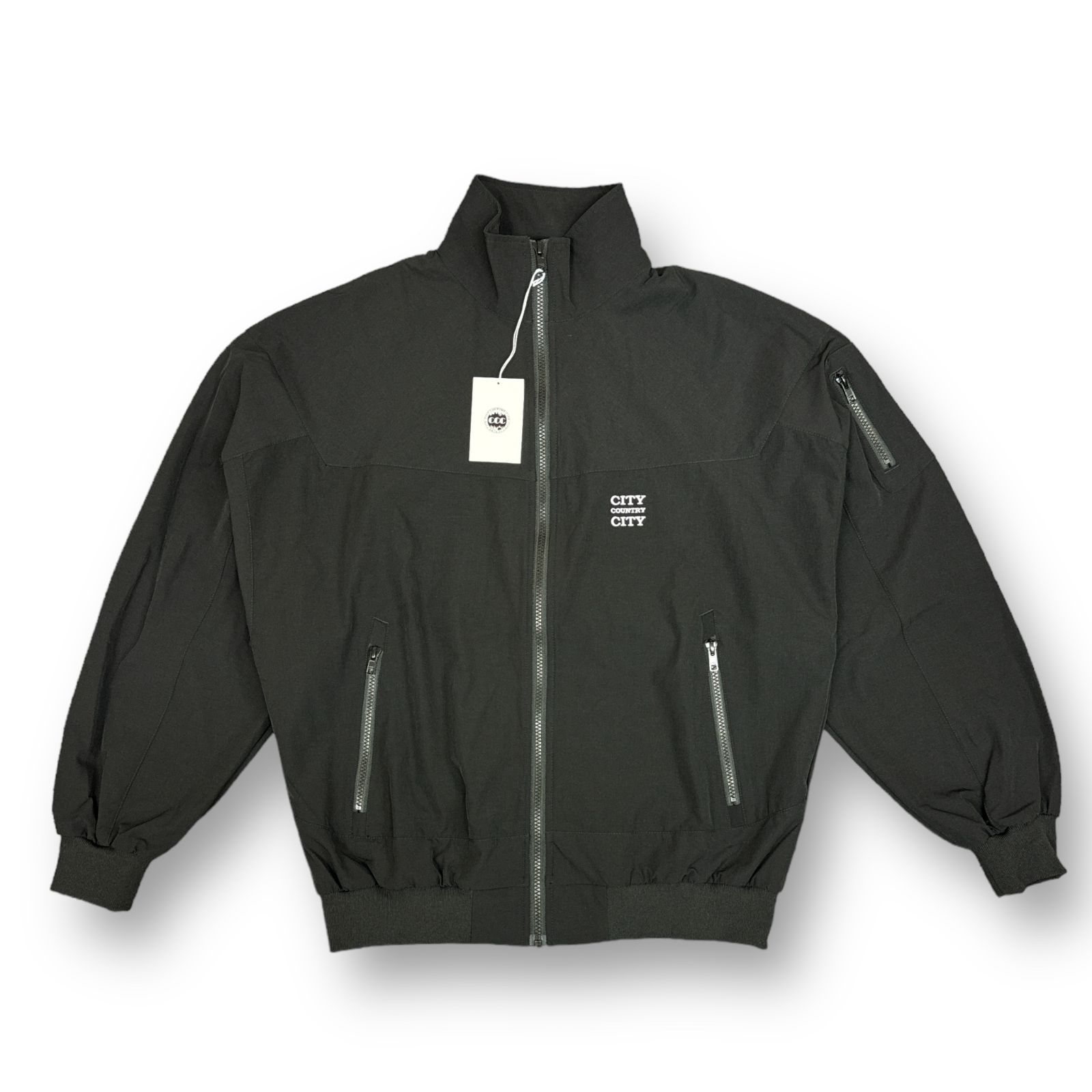 その他ブランド / CITY COUNTRY CITY/ジャケット/L/ナイロン/KHK/CCC-233J001// 定価30800円 新品 CITY COUNTRY CITY Embroidered Logo Strech Nylon