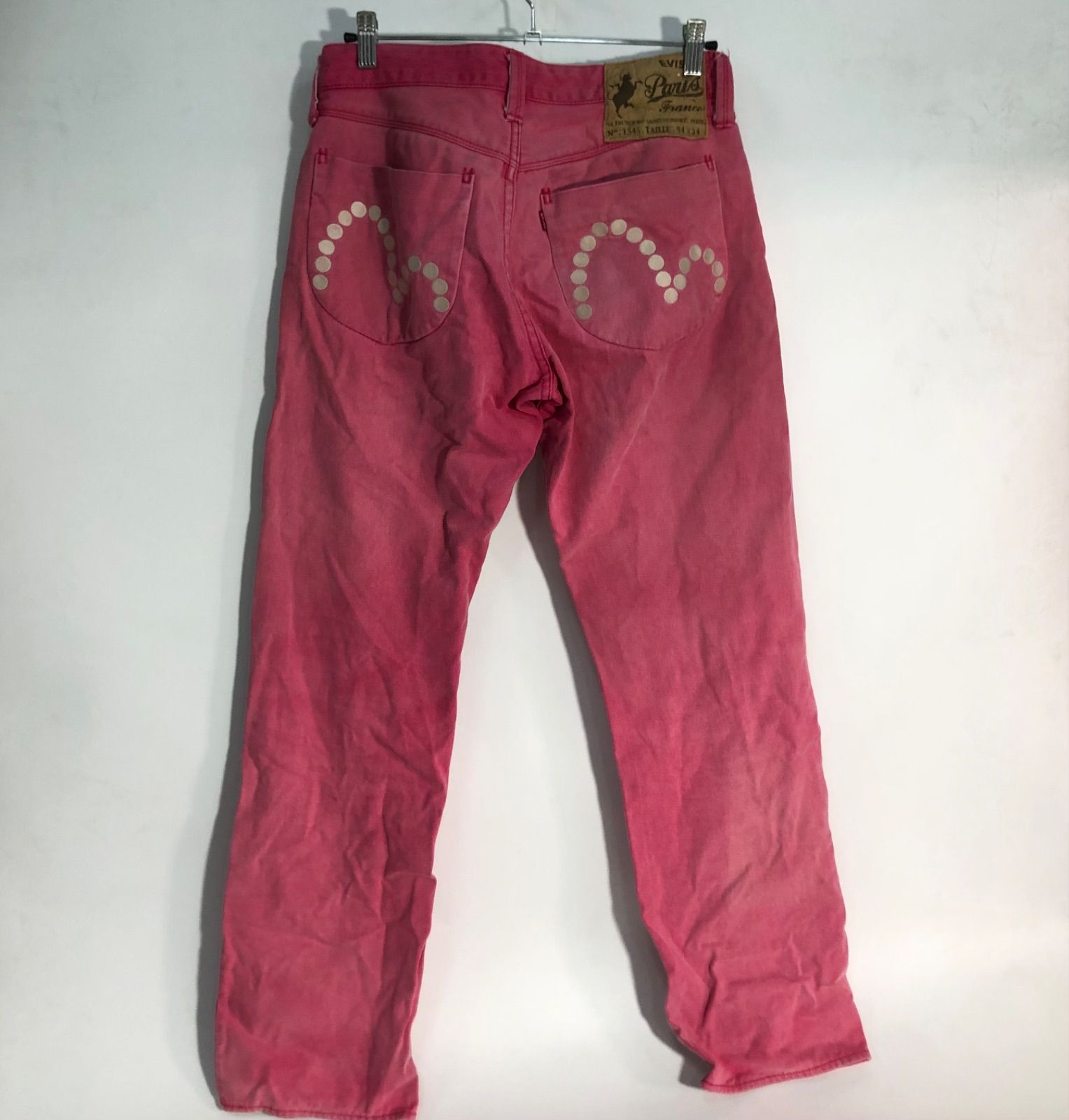 A0203-5-A EVISU paris エヴィス パリス カラーデニム かもめ 1545 W34