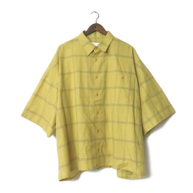 WhoWhat フーワット 20SS 5X Shirt ビッグチェックシャツ - メルカリ