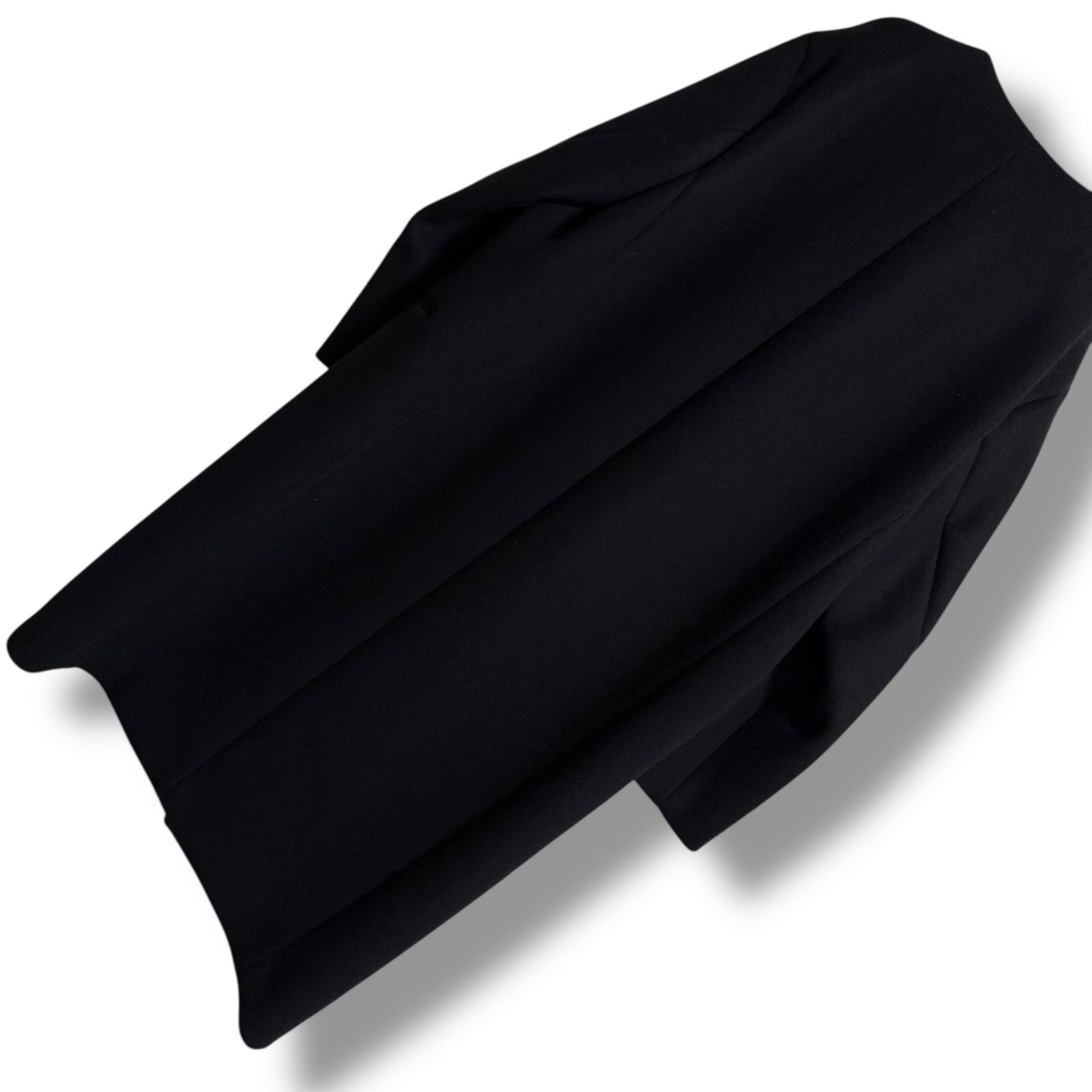 未使用に近い YLEVE ウール100% 美シルエット メルトンウールコート