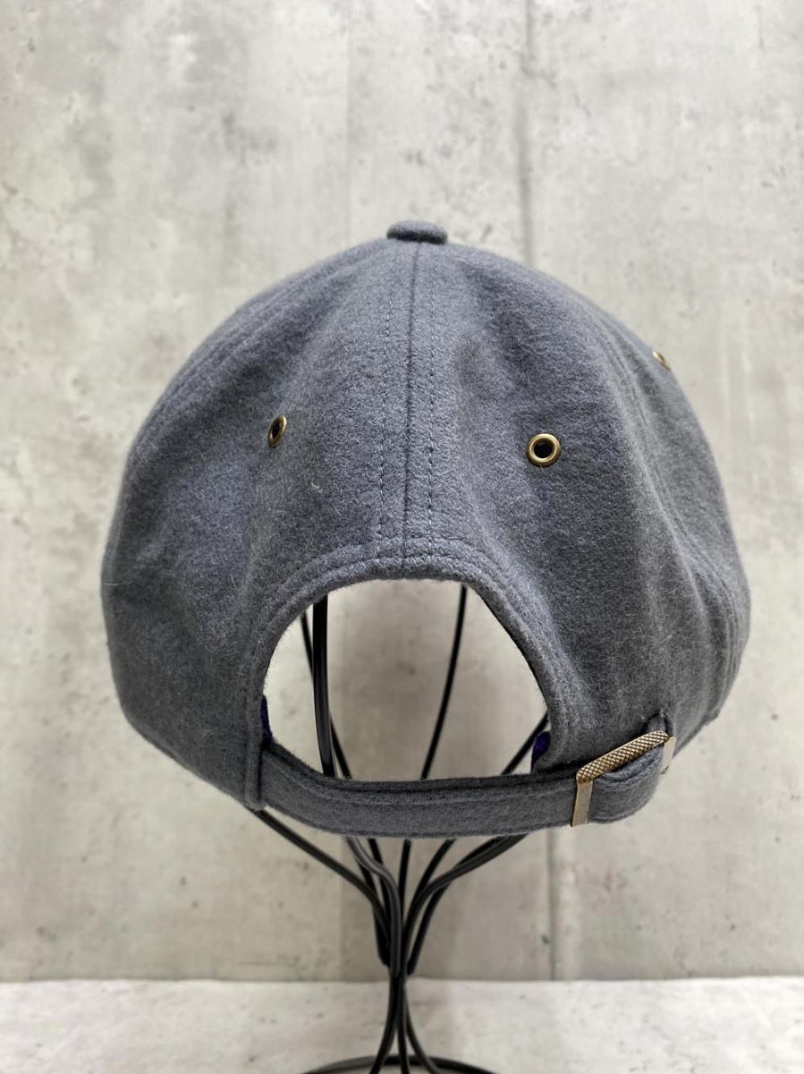 47 フォーティーセブン ウール混 ロゴ刺繍 ボストン レッド