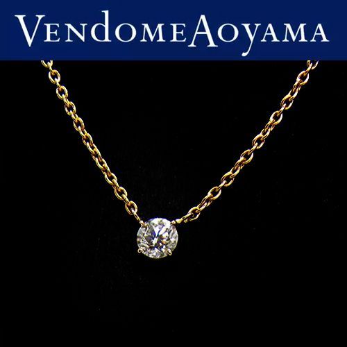 VENDOME ダイヤモンドネックレス K18 ピンクゴールド