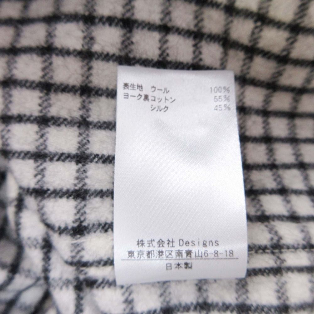 良品 23aw BLAMINK ブラミンク FOX BROTHERS生地 ウールフランネル  