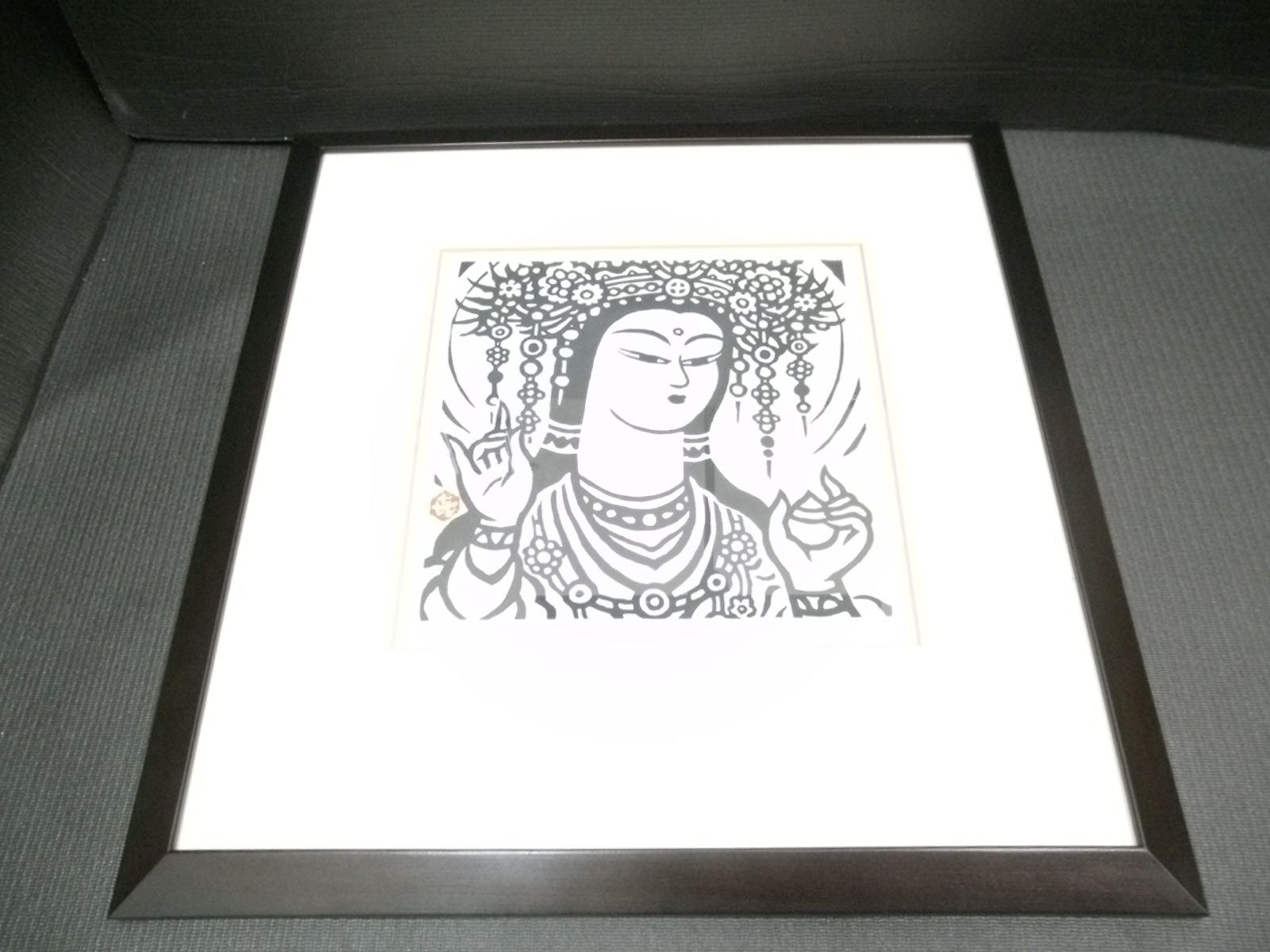 版画　笹島喜平 中古品 笹島喜平 「吉祥天」 木版画 14/100 - メルカリ