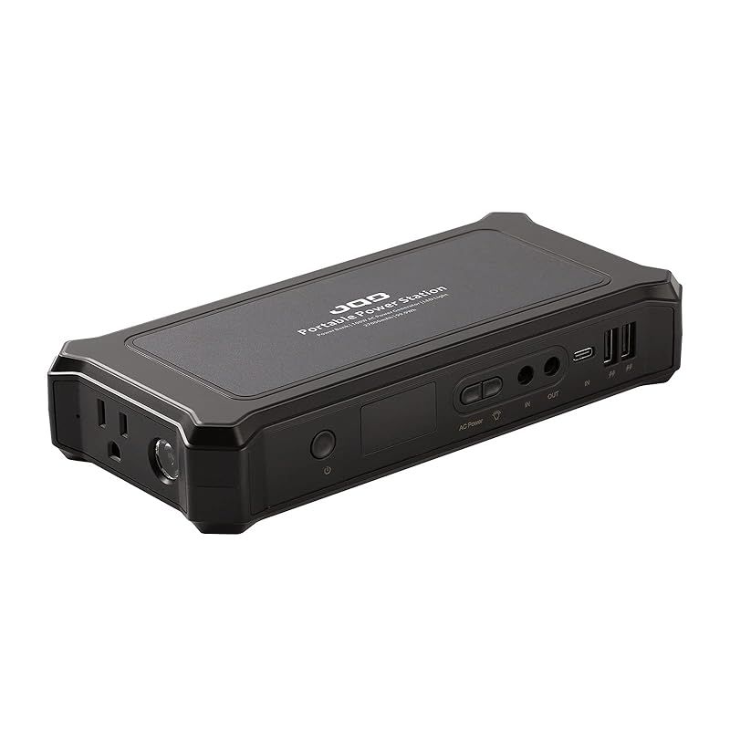 JQB 大容量ポータブル電源 100Wh|27000mAh 家庭|アウトドア両用バックアップ電源 AC100W 瞬間最大120W |DC|USB出力 超高輝度LEDライト付きLCDスマートディスプレイMPPT制御方式 キャンプ|防災グッズ|停電時に非常用電源