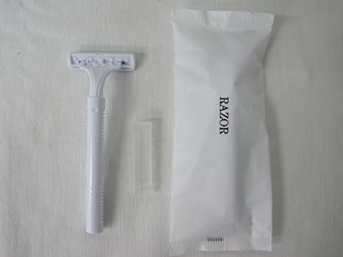 ホテルのアメニティ　使い捨てT字カミソリ 500本 Amazon.co.jp: AmenityBox 業務用使い捨てT字カミソリ RA二枚刃