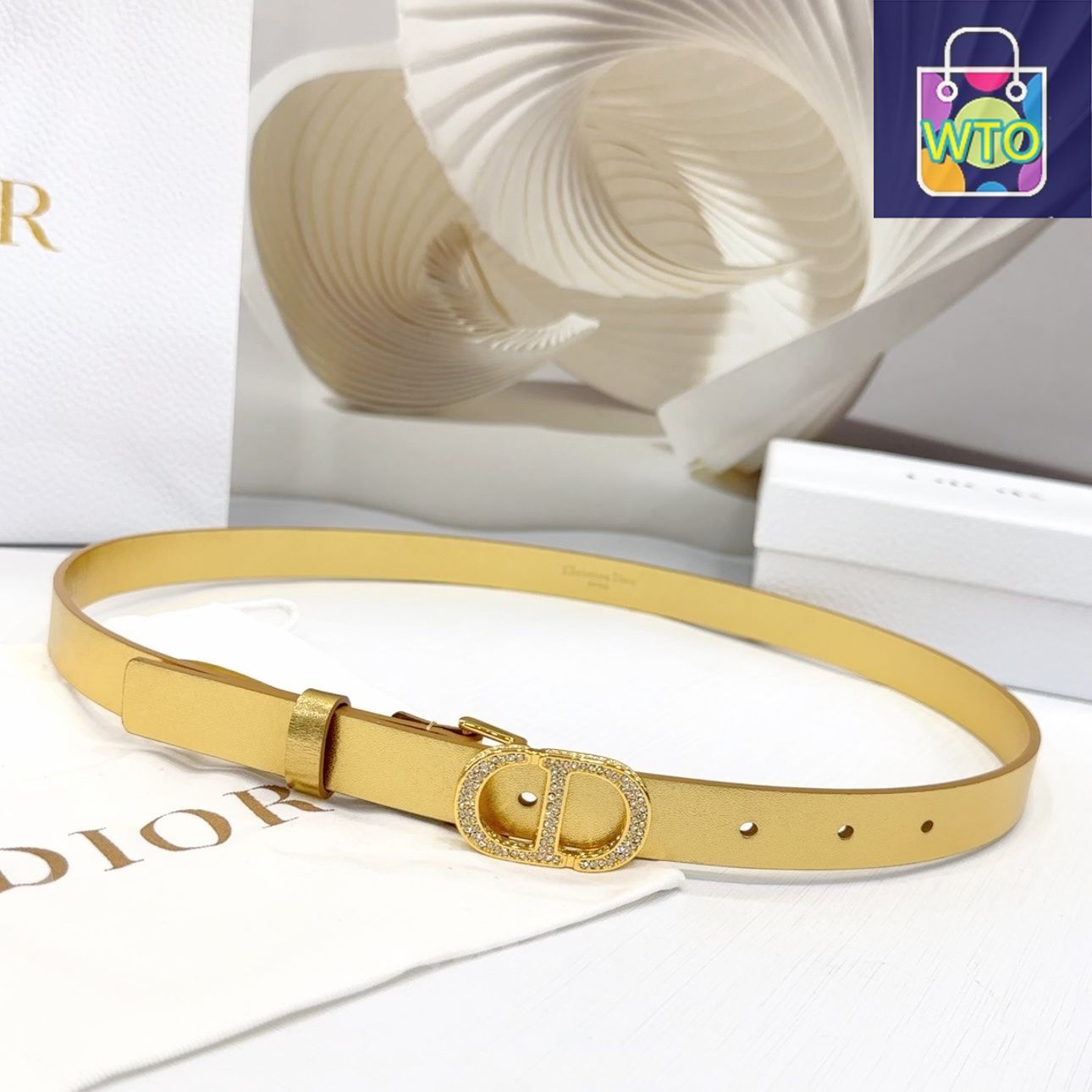 Dior ディオール エレガント ファッションベルト03