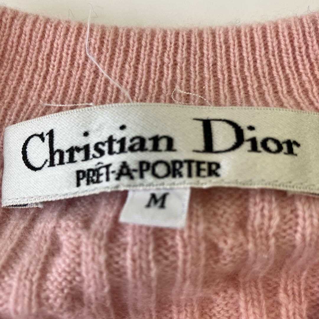 Dior ディオール カーディガン ピンク ニット セーター M〜L 希少人気