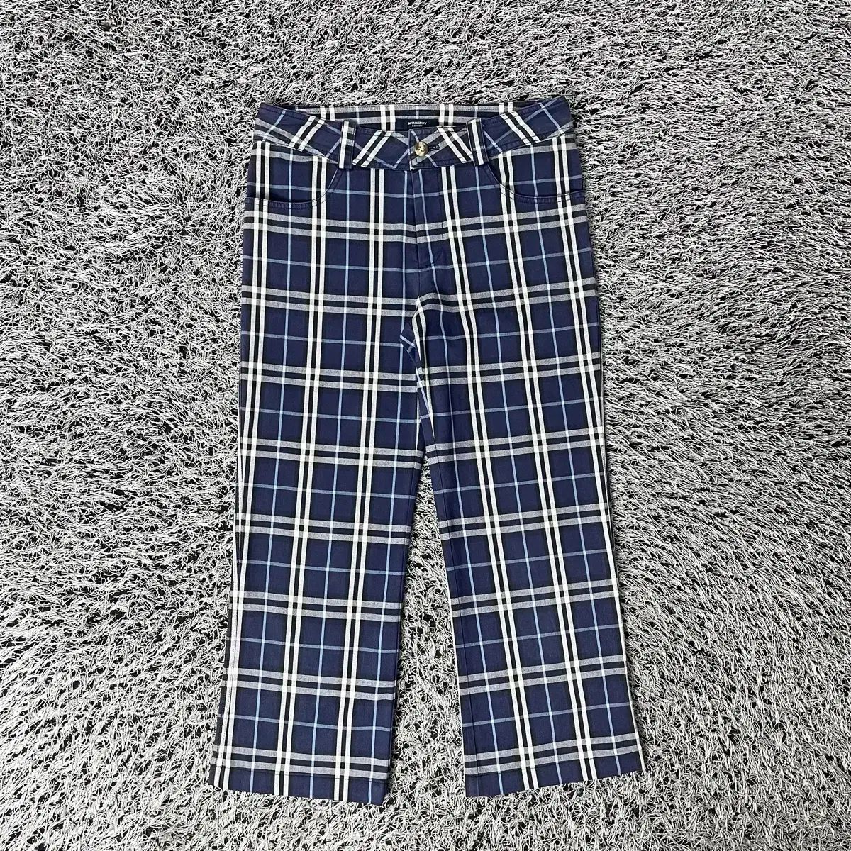 バーバリー チェックパンツ 良好 BURBERRY BLUE LABEL バーバリー  
