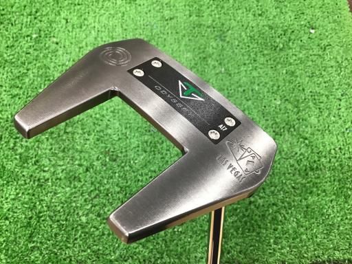 オデッセイ TOULON DESIGN LAS VEGAS 2019 フローネック 34インチ パター PT スチール フレックスその他 メンズ 男性用 右利き 右用 Bランク ゴルフクラブ