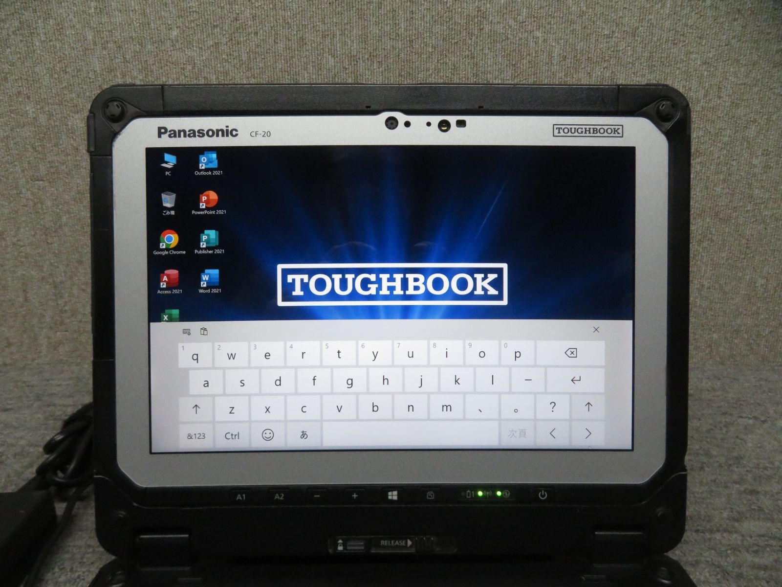 【業務用・タッチパネル・sim】◆Panasonic TOUGHBOOK  CF-20/ 10.1型◆Core i5-7Y57/高速128GB SSD/メモリ4GB◆Windows 10 Pro/サービス microsoft Office 2021付◆到着後すぐに使える ACアダプター付き Amazon.com : Panasonic Toughbook CF-20 MK2 Rugged 2-in-1