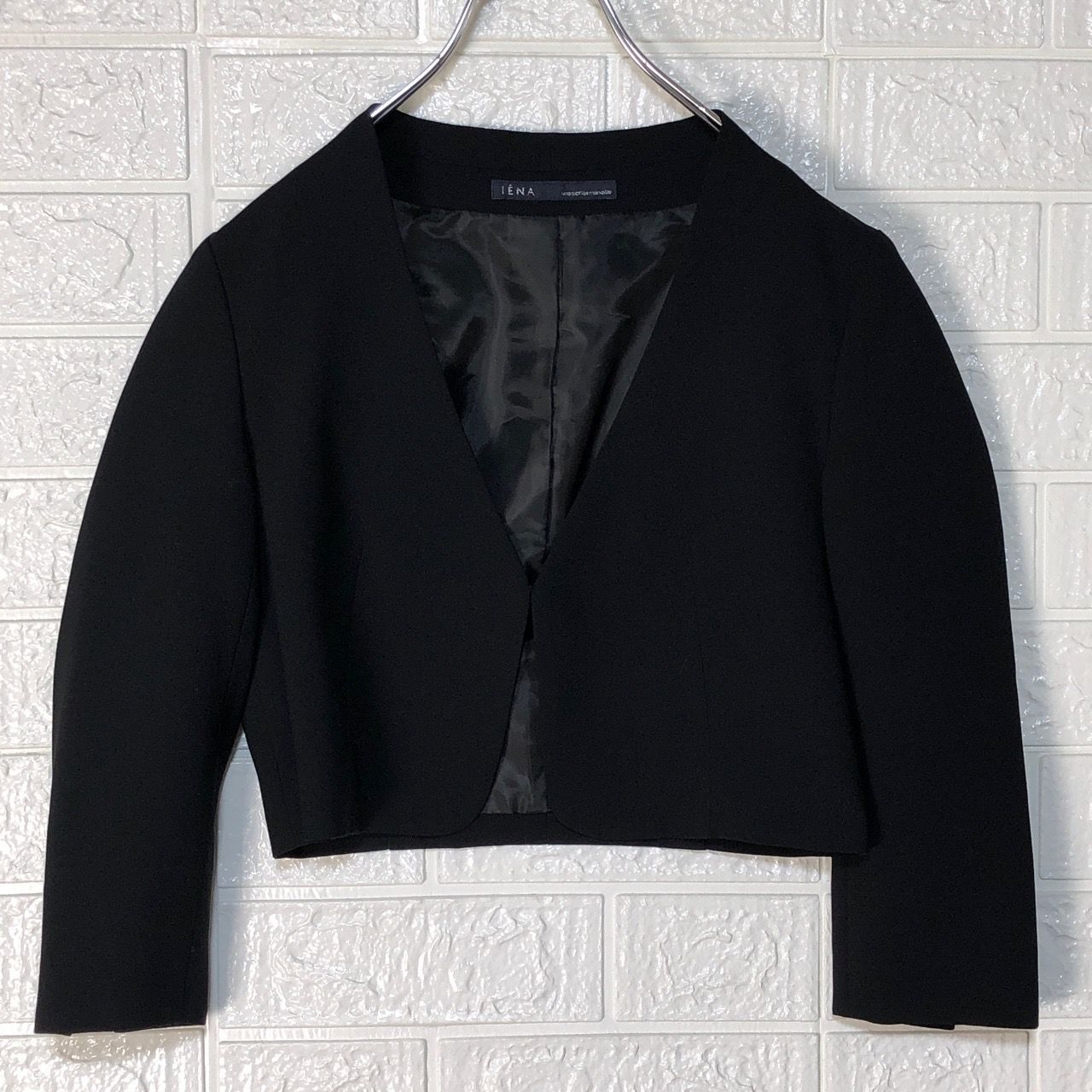 イエナ ノー ジャケット ブラック ショート