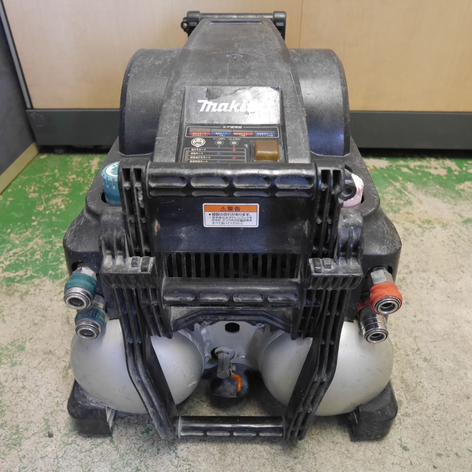 マキタ エア コンプレッサー AC430XH 高圧 常圧 用140L エアー ツール 工具 100V makita