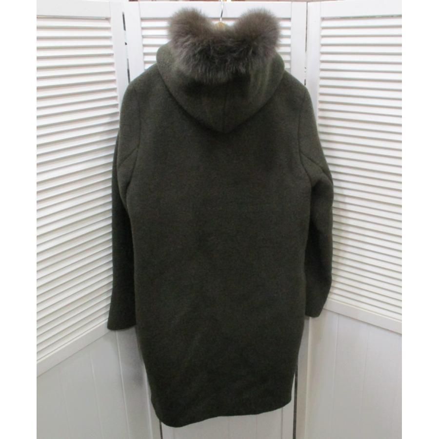 BARNEYS NEWYORK ファーコート 36 ◇極美品 BARNEYS NEW YORK バーニーズ ニューヨーク フォックス