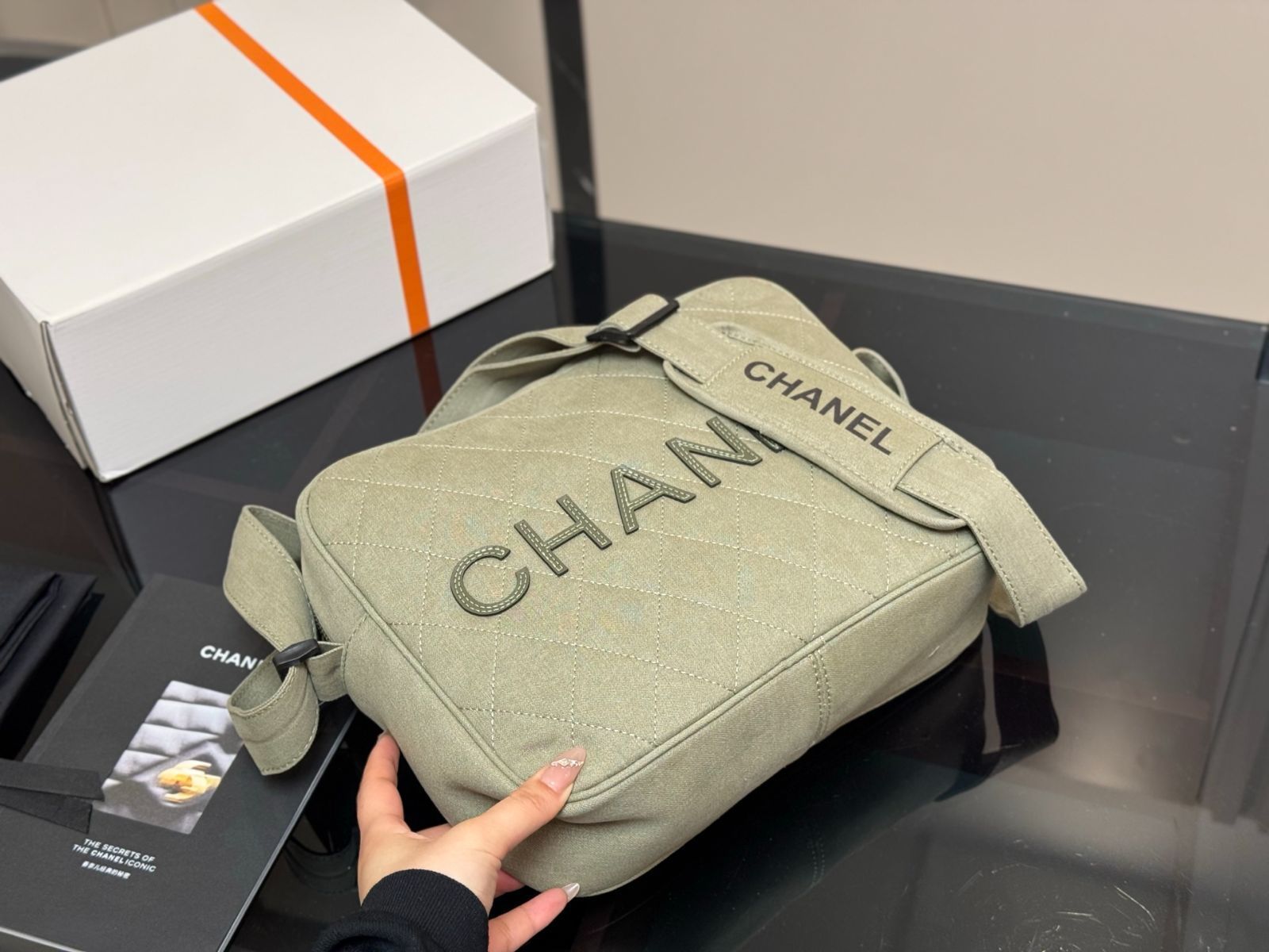 今日特価】Chanel Denim Bowling Bag シャネル デニム