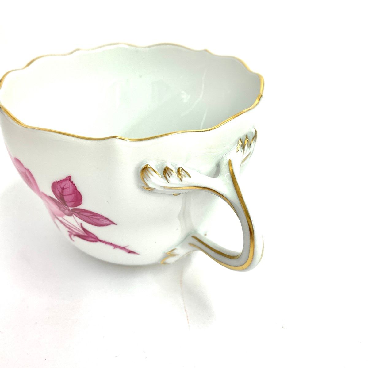 Steiff　マイセン×シュタイフ ローズ　テディベア 　カップ付き 未使用品 Meissen マイセン シュタイフ Steiff テディベア