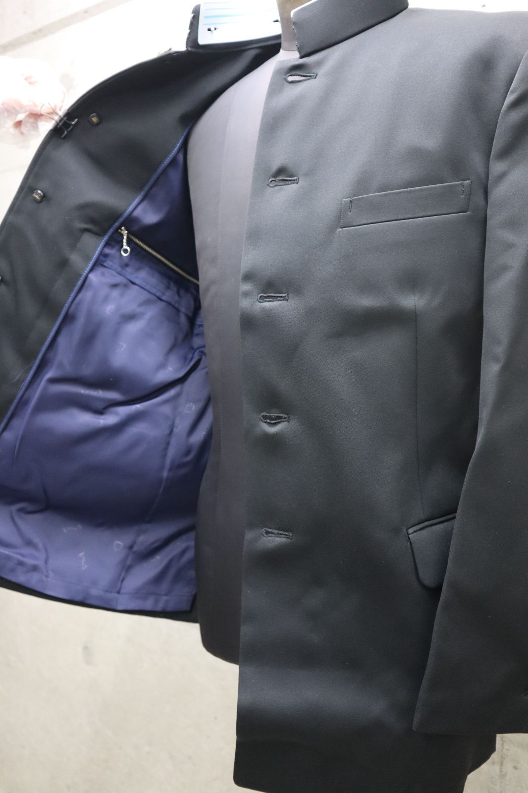 変形学生服 カスタム 学ラン 男子学生服 上衣のみ デットストック sm 0545 A 04 ss