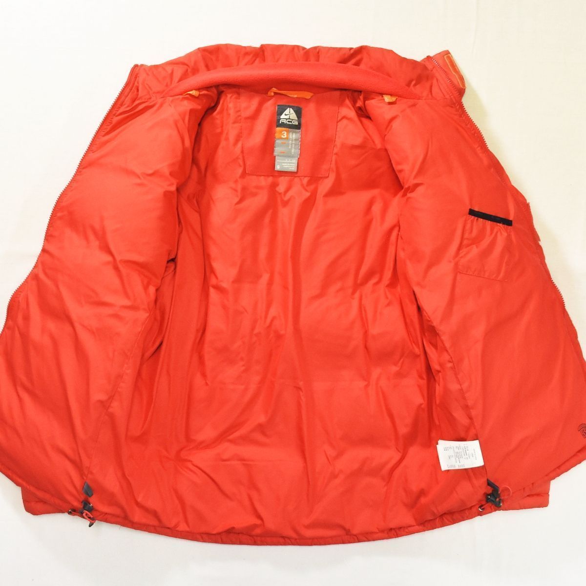 NIKE acg 90s ダウンジャケット オレンジ 550フィル Ｌ - メルカリ
