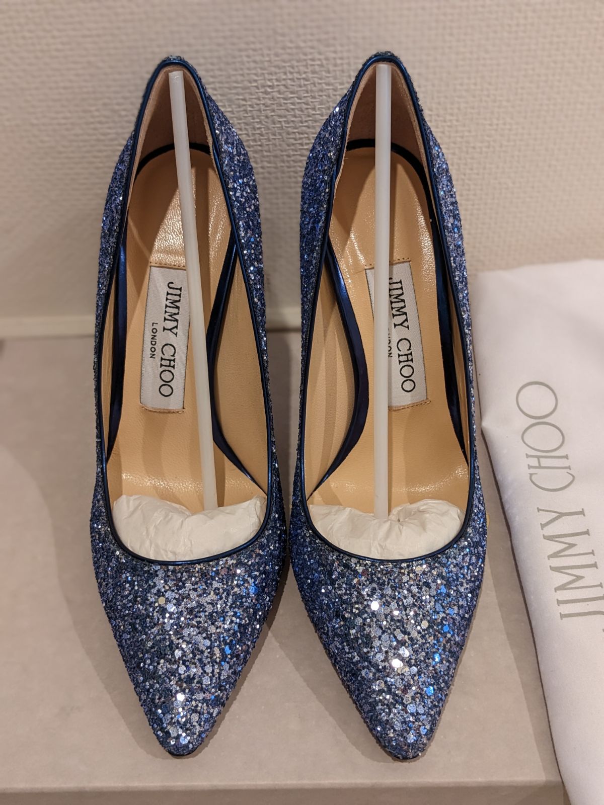 ゆったり柔らか 【新品未使用品】JIMMY CHOO☆ROMY100 SIZE35