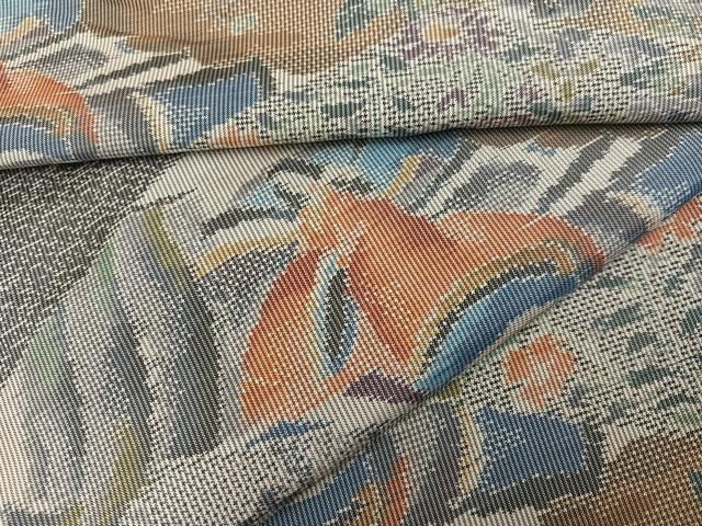 平和屋着物○本場大島紬 一元7マルキ 女人文 総絣 正絹 逸品 未使用