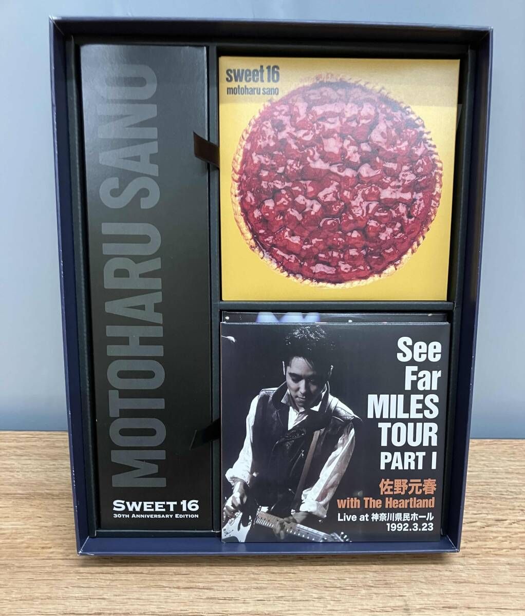 佐野元春 CD SWEET16 30th Anniversary Edition 完全生産 盤 6CD Blu-ray Disc シリアルつき