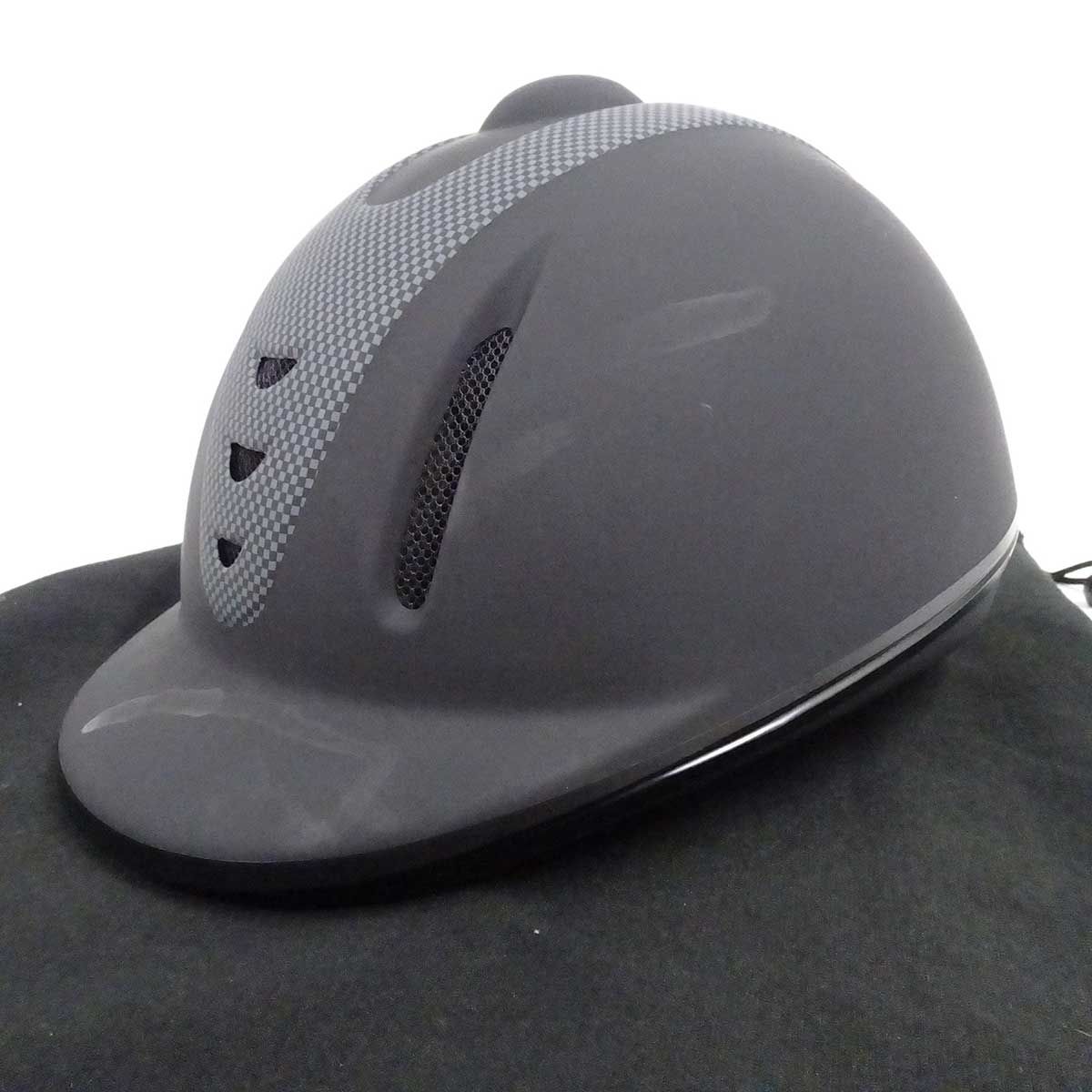 GPA 馬術 乗馬 ヘルメット 紺レザー仕様 ライダーアイテム - 株式会社