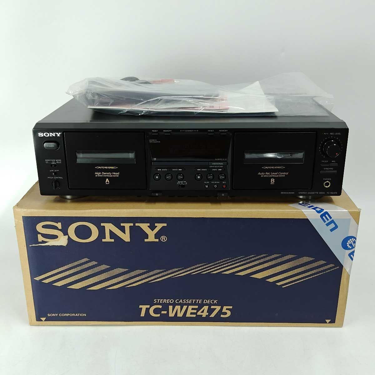 SONY TC-WE475 ソニー ダブルカセットデッキ-