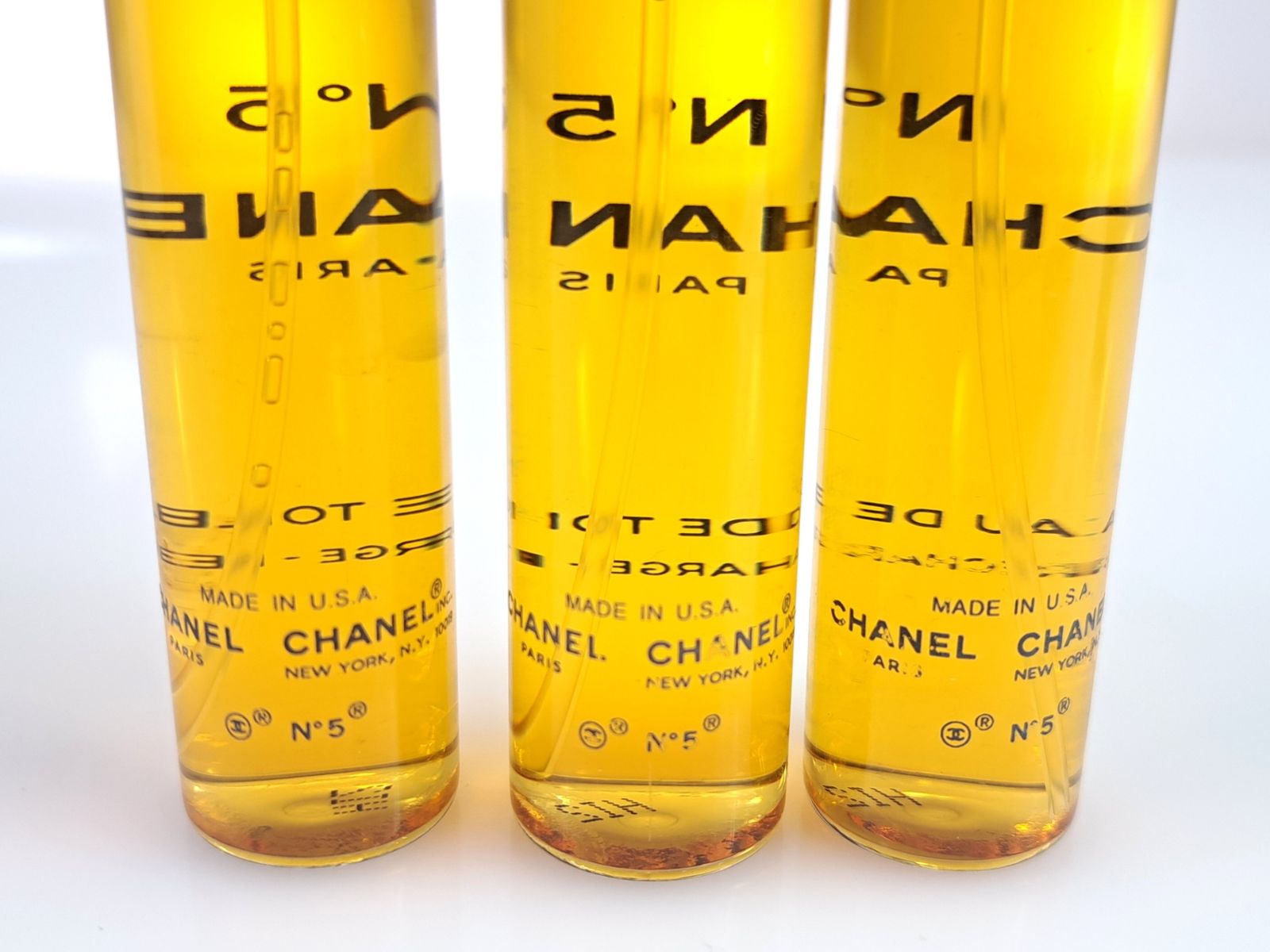 1円 シャネル No.5 パーススプレー リフィル 20ml×3 香水 計3点 CG723