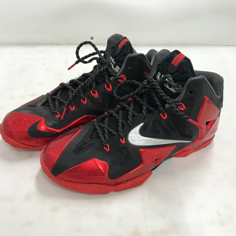 02w04681 ナイキ NIKE LEBRON XI レブロン11 レッド 28.5cm 中国