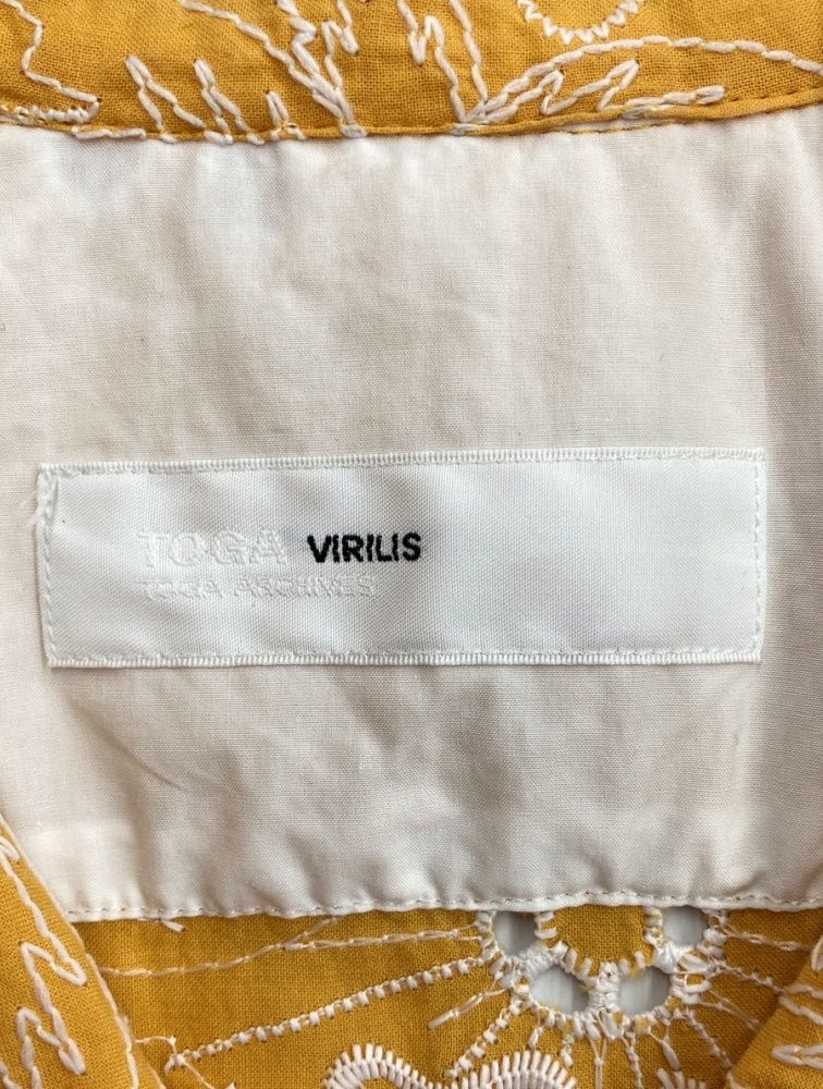 TOGA VIRILIS 刺繍シャツ　黄色　レーヨン TOGA VIRILIS 刺繍シャツ 黄色 レーヨン （セール】TOGA VIRILIS