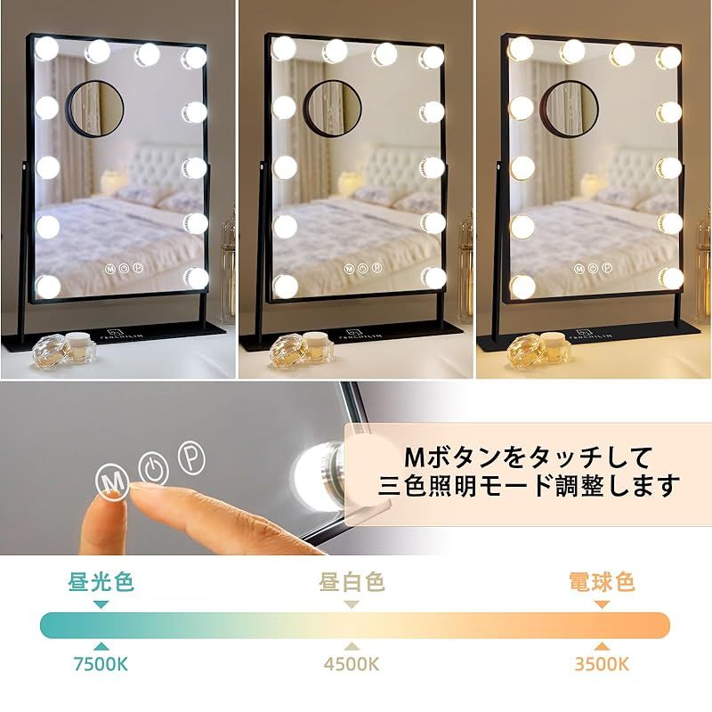 12個ハリウッドLED電球付き