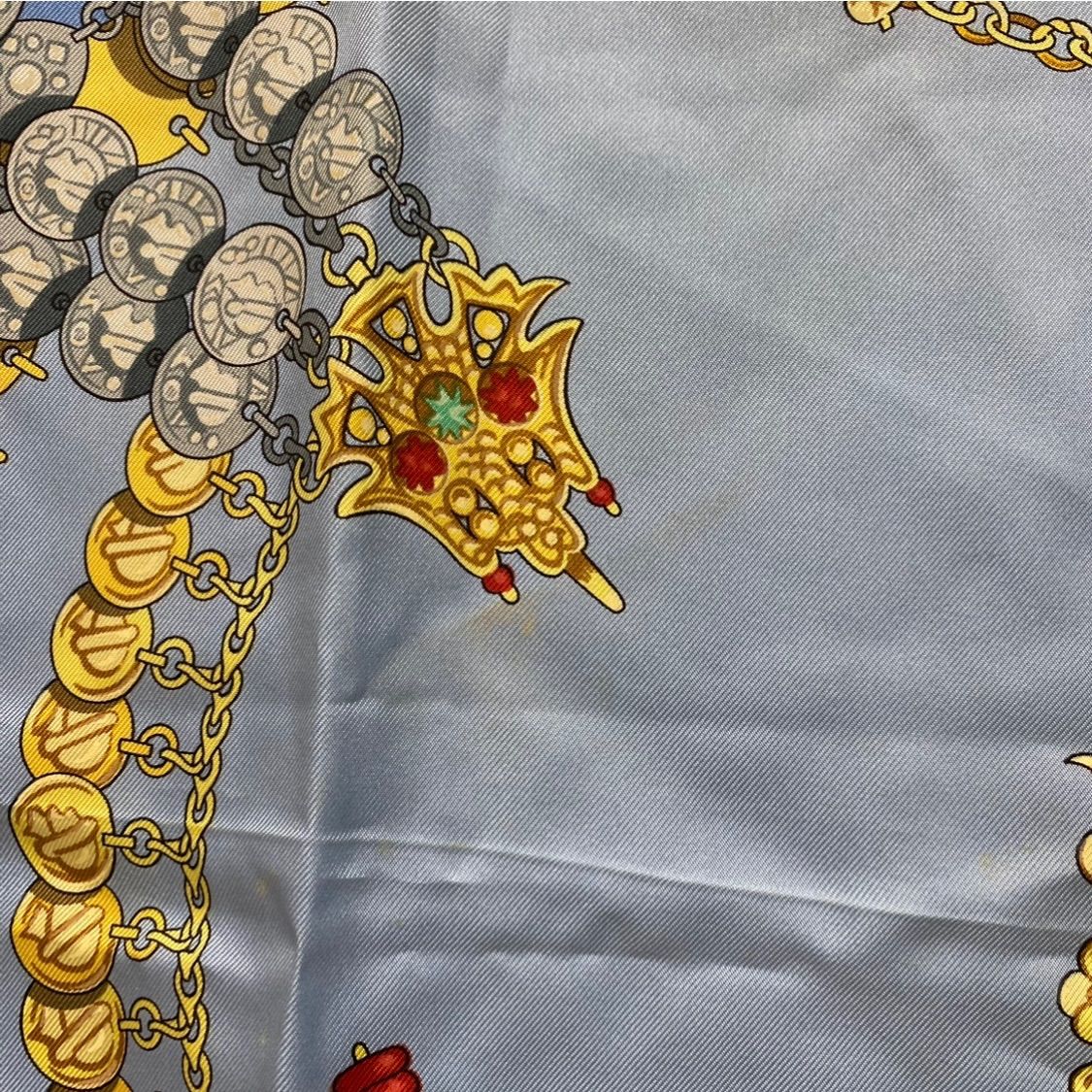 エルメス カレ90 KOSMIMA シルクスカーフ 宇宙 ジュエリー柄 HERMES